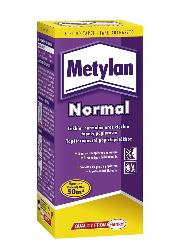 Klej do tapet papierowych Metylan Normal 125 g Henkel