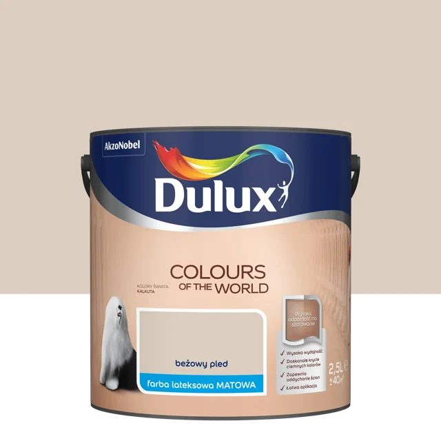 Farba Dulux Kolory świata Beżowy pled 2.5 l