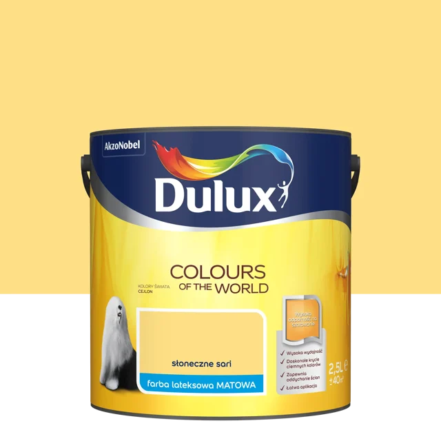 Farba Dulux Kolory świata Słoneczne sari 2.5 l