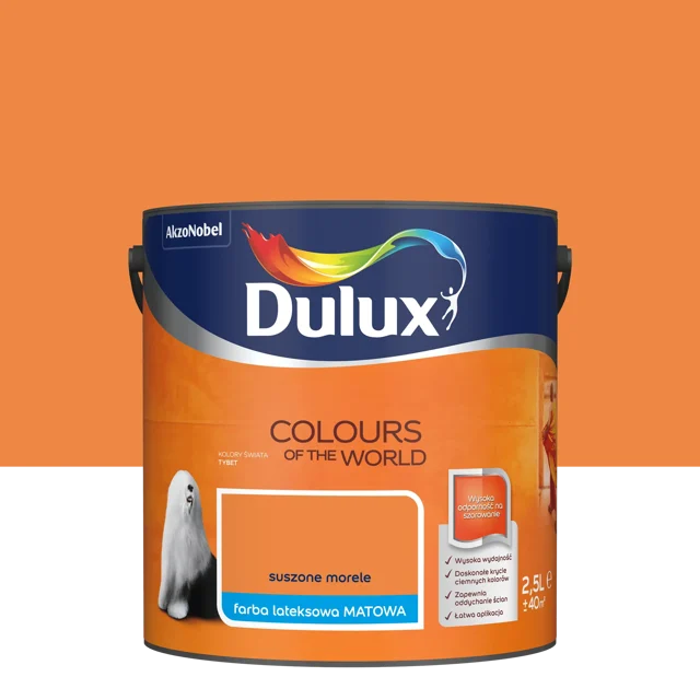 Farba Dulux Kolory świata Suszone morele 2.5 l