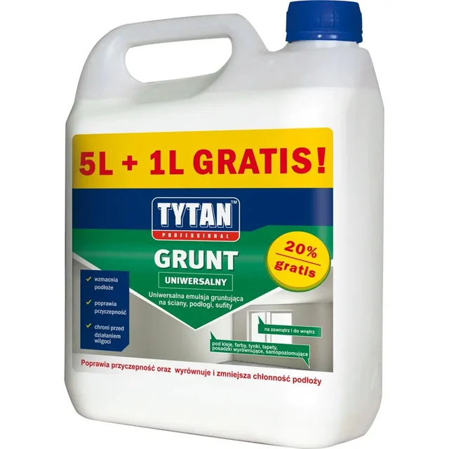 Grunt uniwersalny XXL 5 l + 1 l TYTAN