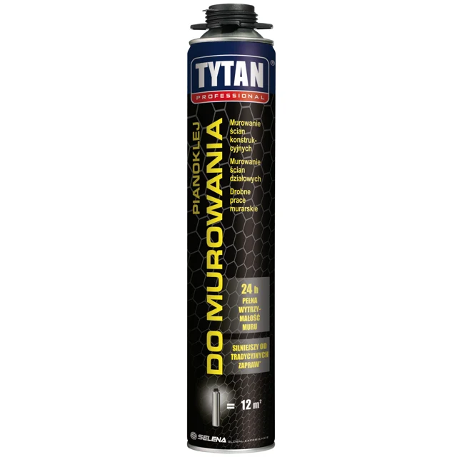 Pianoklej do murowania cienkowarstwowa 750 ml Tytan Professional