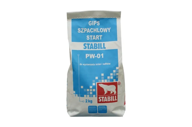 Gips szpachlowy PW-01 START 2 kg Stabill