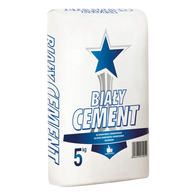 Cement biały CEM I 52,5 R 5 kg CEKOL