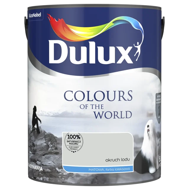 Farba Dulux Kolory świata Okruch lodu 5 l