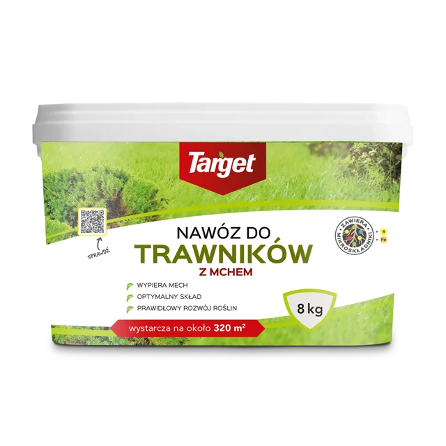 Nawóz do trawnika z mchem 8kg Target