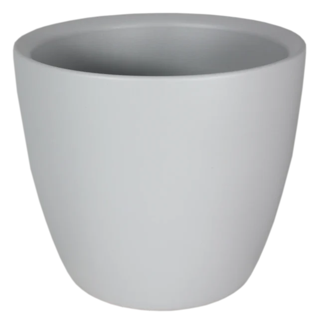 Osłonka doniczki ceramiczna 17cm biała CERMAX