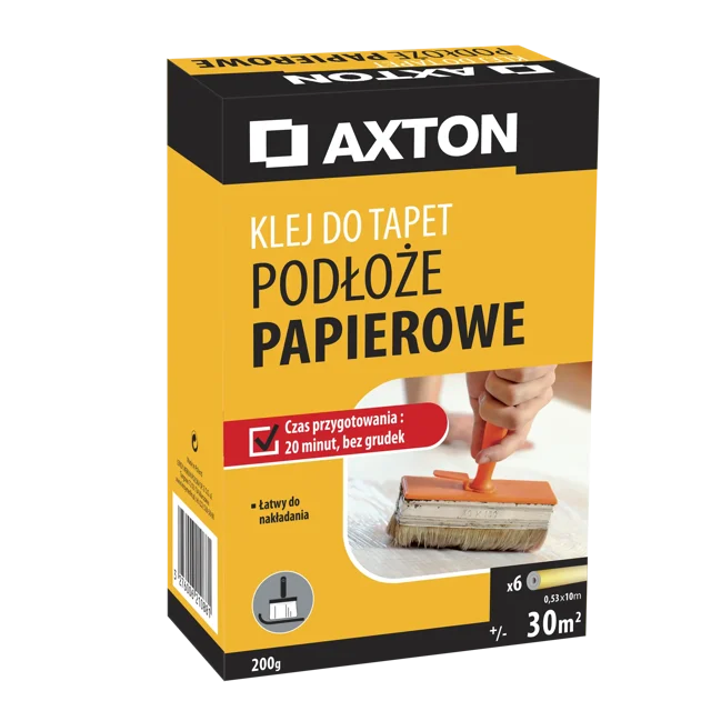 Klej do tapet papierowych 200 g Axton