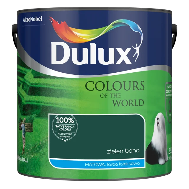 Farba Dulux Kolory świata Zieleń boho 2.5 l