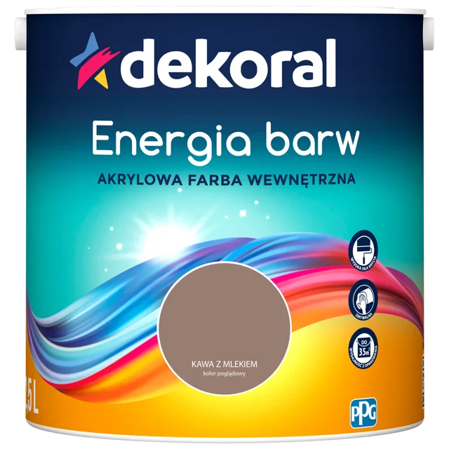 Farba Dekoral Energia barw Kawa z Mlekiem 2.5 l