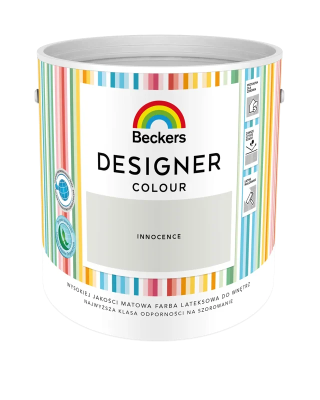 Farba wewnętrzna DESIGNER COLOUR 2.5 l Innocence BECKERS