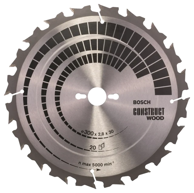 Tarcza do cięcia drewna Construct Wood 300X30 mm 20T BOSCH