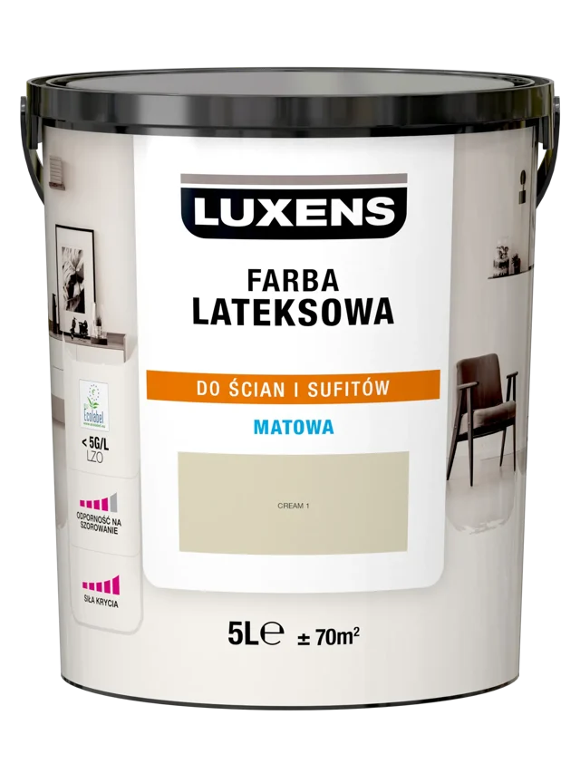 Farba Luxens Lateksowa Cream 1 5 l