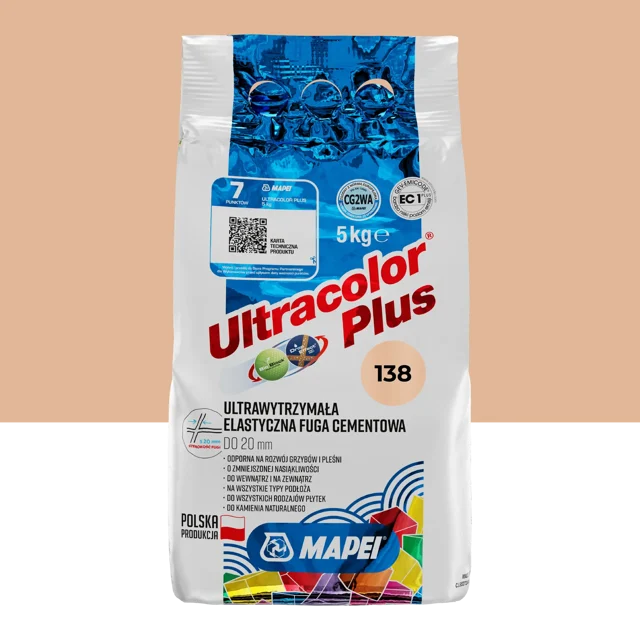 Fuga Ultracolor 138 MIGDALOWY 5 kg Mapei