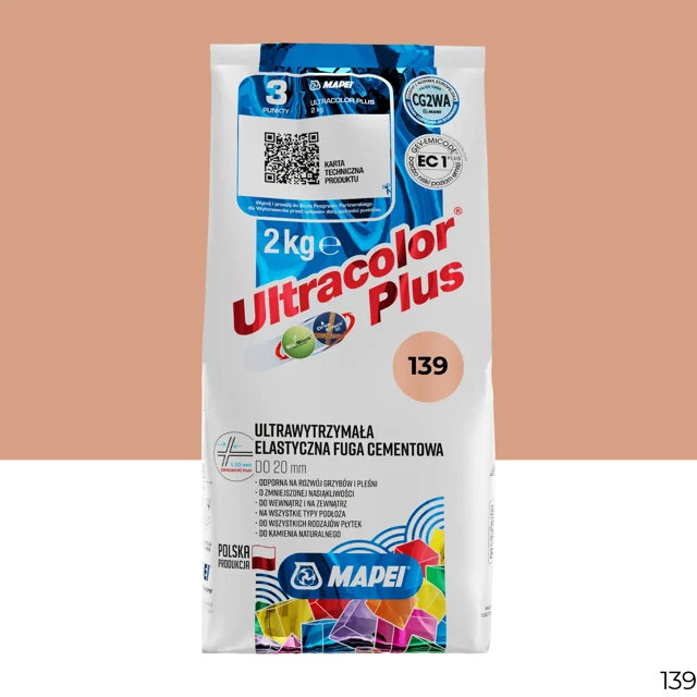 Fuga Ultracolor 139 PUDROWY 2 kg Mapei