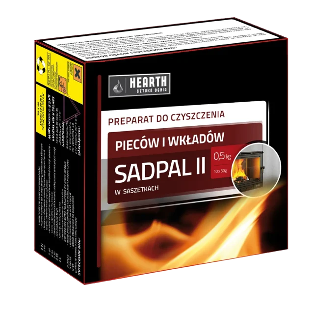 Preparat Hearth Sadpal II 0.5 kg 10 saszetek Clean Fire