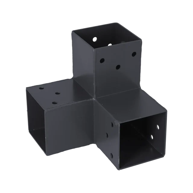 Łącznik narożnik 7x7 cm 90st. 3-końce Suki Plug-in antracyt