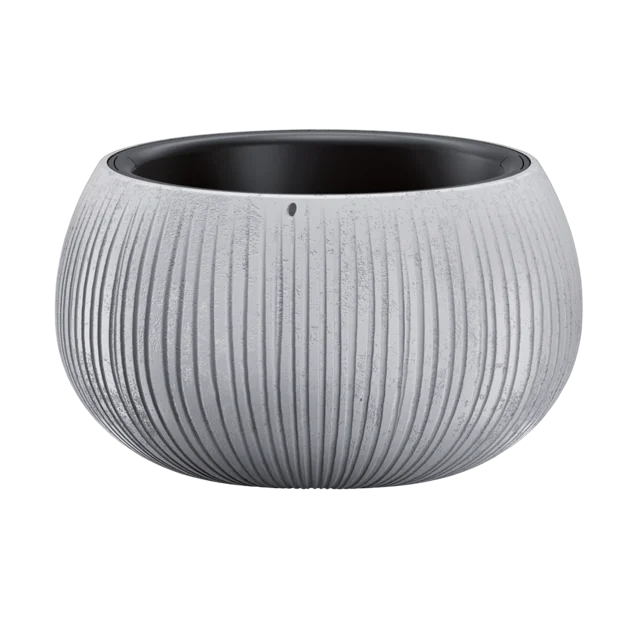 Donica betonowa Beton Bowl śr.37cm plastikowa szara