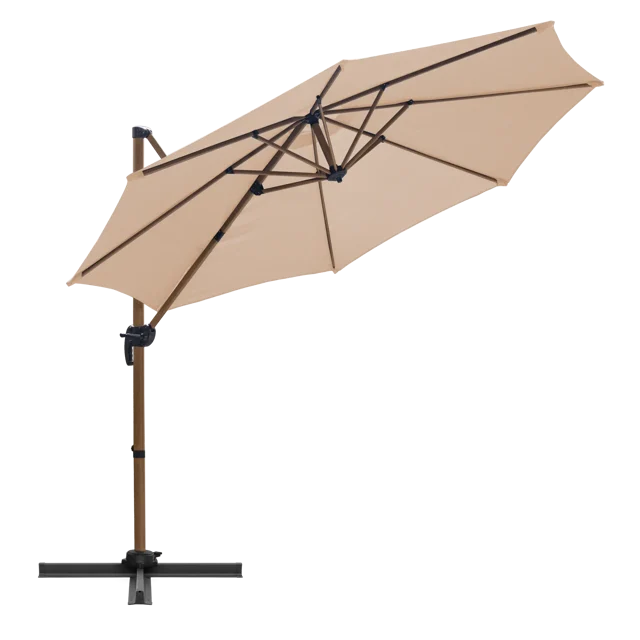 Parasol ogrodowy Roma S 300x300x250 cm beżowy