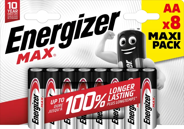 Bateria alkaliczna Max AA/E91 8 szt. ENERGIZER