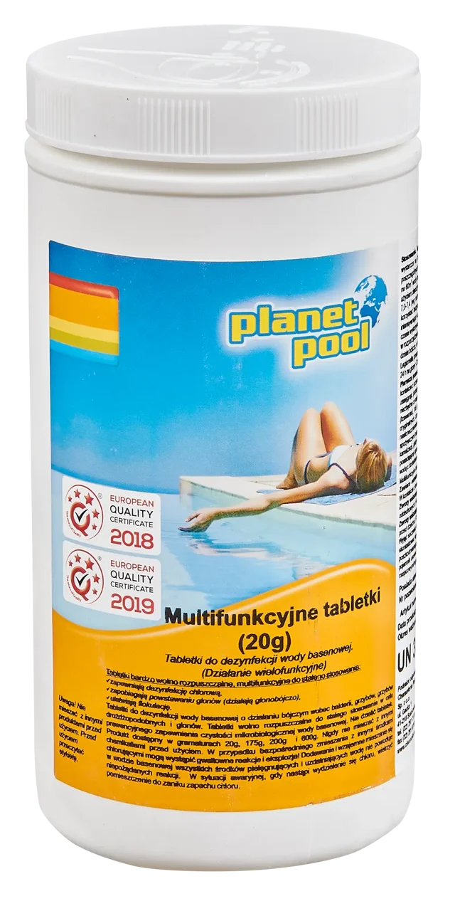 Multitabletki 20g 1kg + dozownik 12cm PLANET POOL