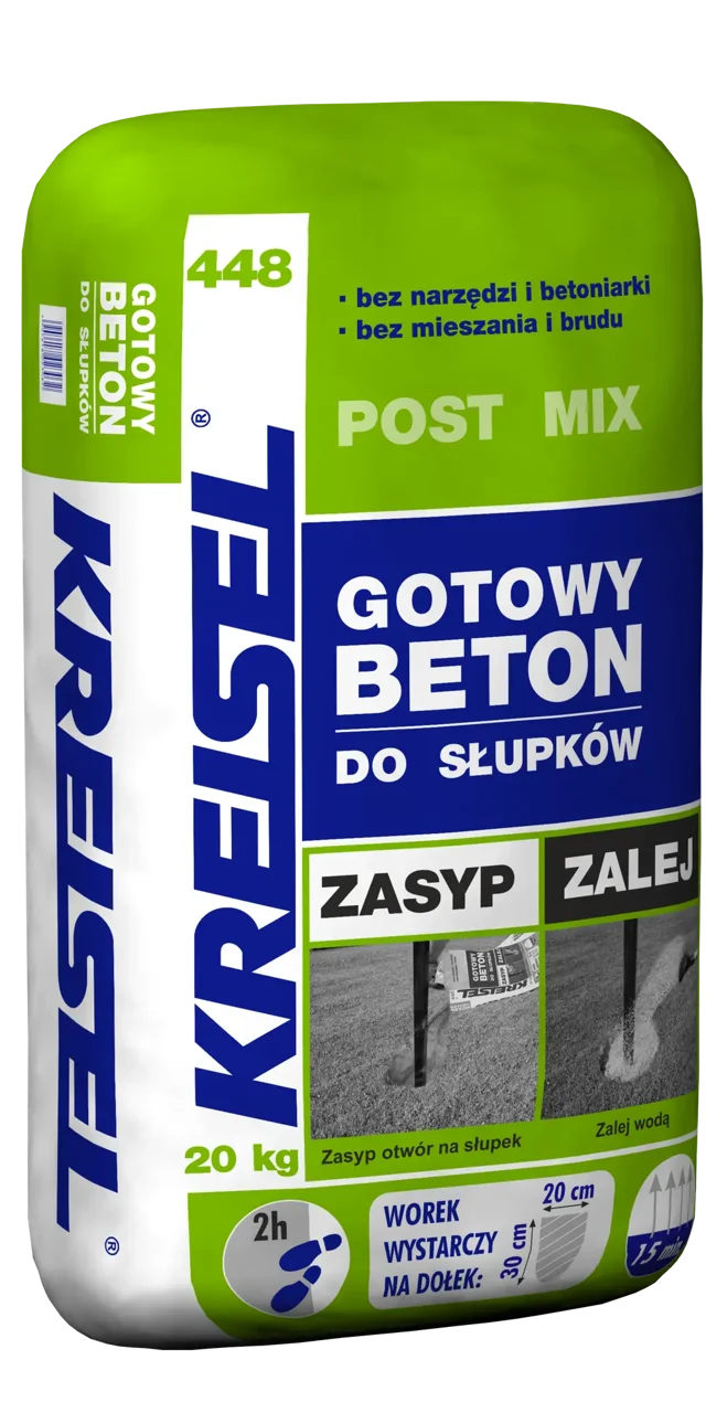 Gotowy beton do słupków post mix 448 20 kg Kreisel