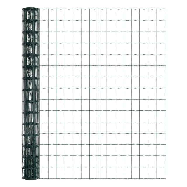 Siatka ogrodzeniowa zgrzewana 1.5x10 m zielona Lustan