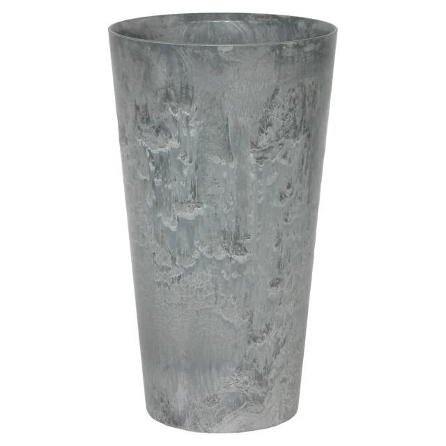 Doniczka plastikowa Claire Vase śr.28cm szara