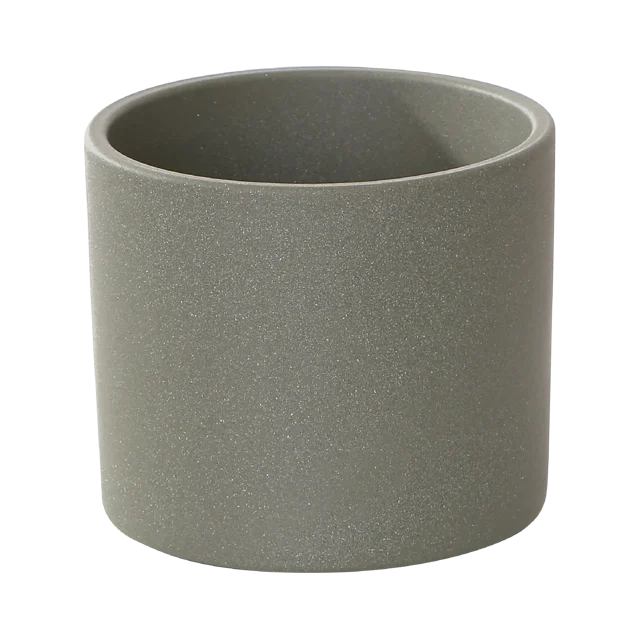 Osłonka doniczki ceramiczna Walec 15cm khaki Ceramik