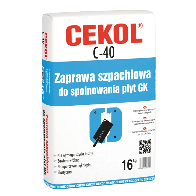 Masa do spoinowania płyt GK C-40 16 kg CEKOL