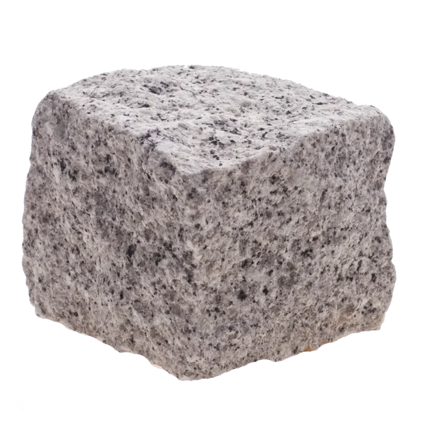 Kostka brukowa granitowa szara nieregularna 4/6x4/6x4/6 cm