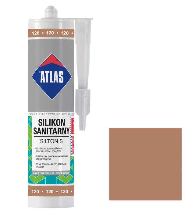 Silikon sanitarny  120 280 ml Toffi Atlas