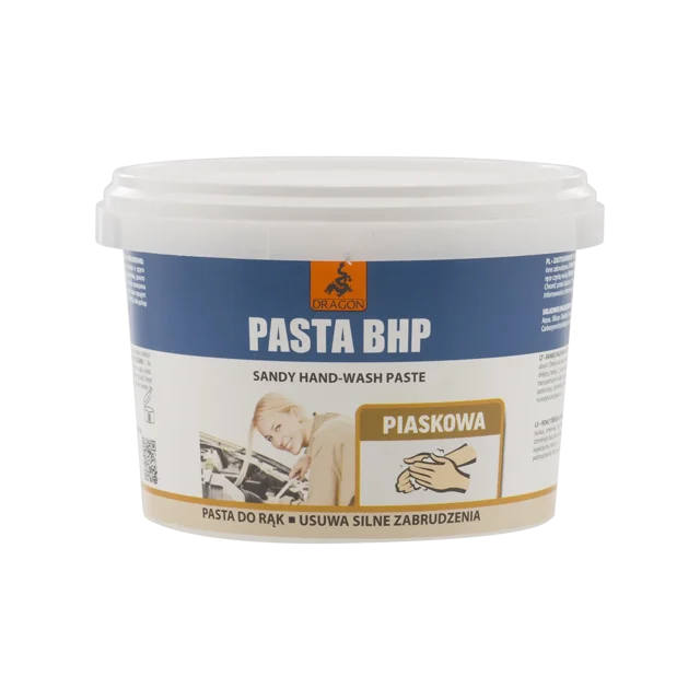 Pasta rąk BHP 0.5 kg piaskowa DRAGON