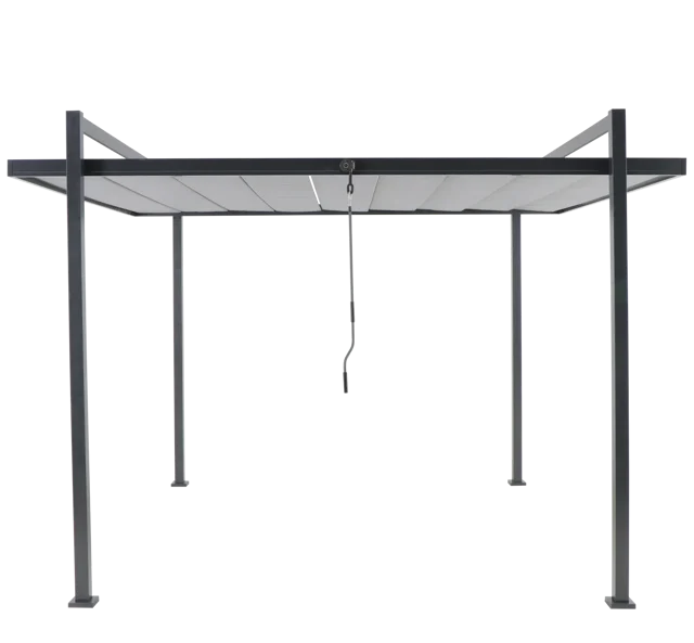 Pawilon ogrodowy pergola Elysia 308x350x257 cm antracytowy Naterial