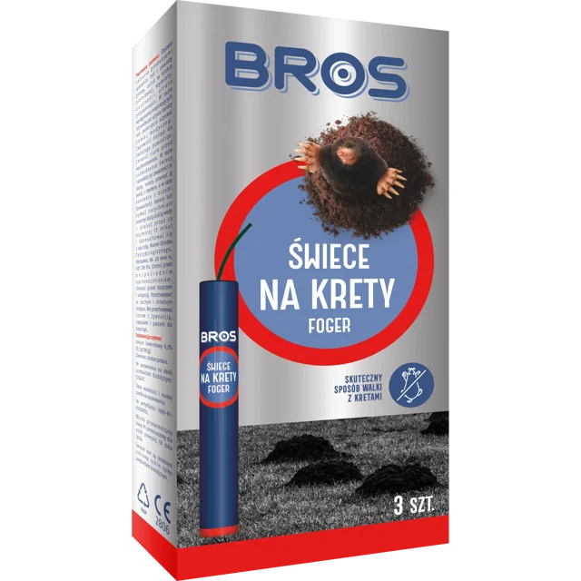 Świece na krety 3szt. Bros