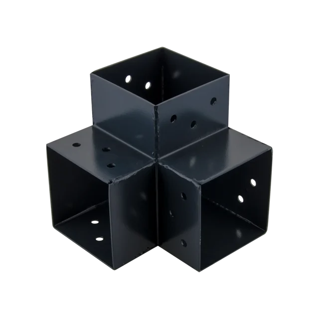 Łącznik narożnik 9x9 cm 90st. 3-końce Suki Plug-in antracyt